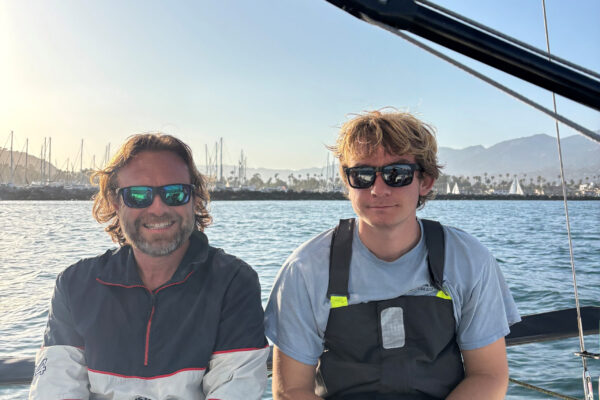 Josh Vink and son